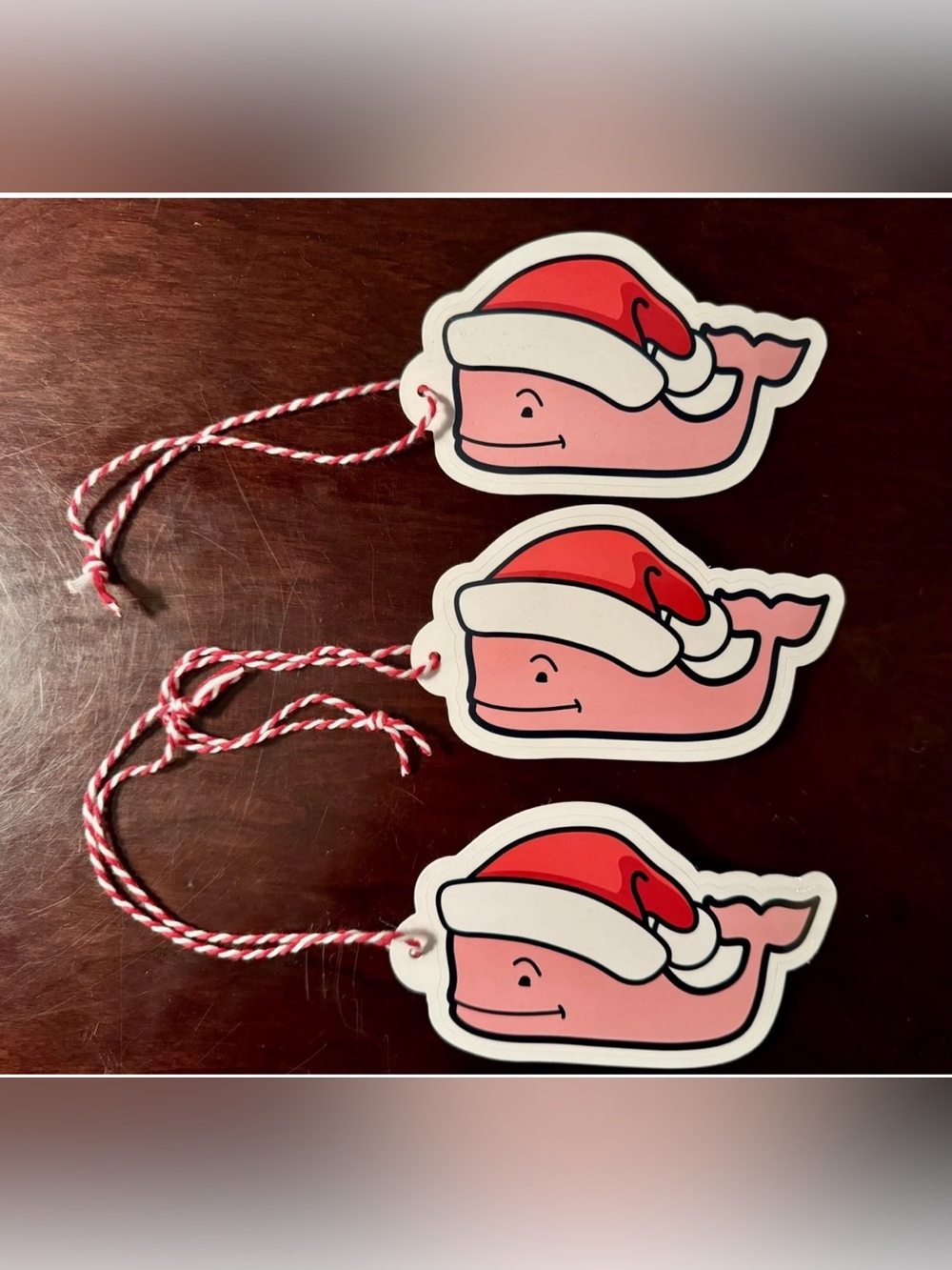 Set Of 3 Vineyard Vines Gift Tags / Sticker Decal - NEW